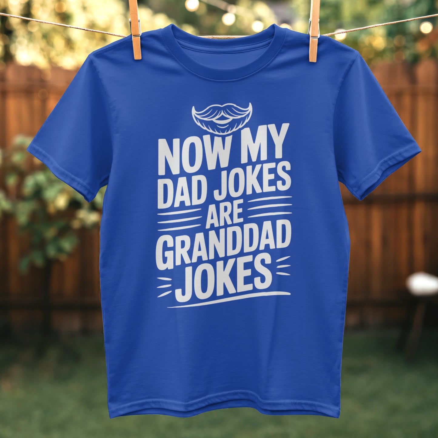 Now My Dad Jokes Are Granddad Jokes T-shirt product type