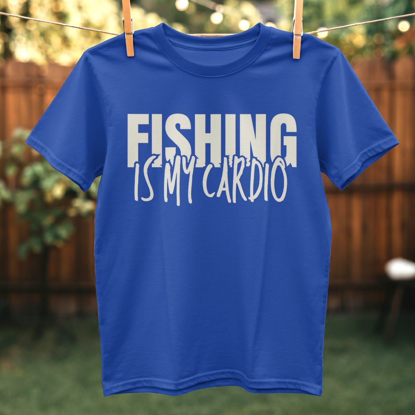 Fishing Is My Cardio Graphic T-Shirt product type