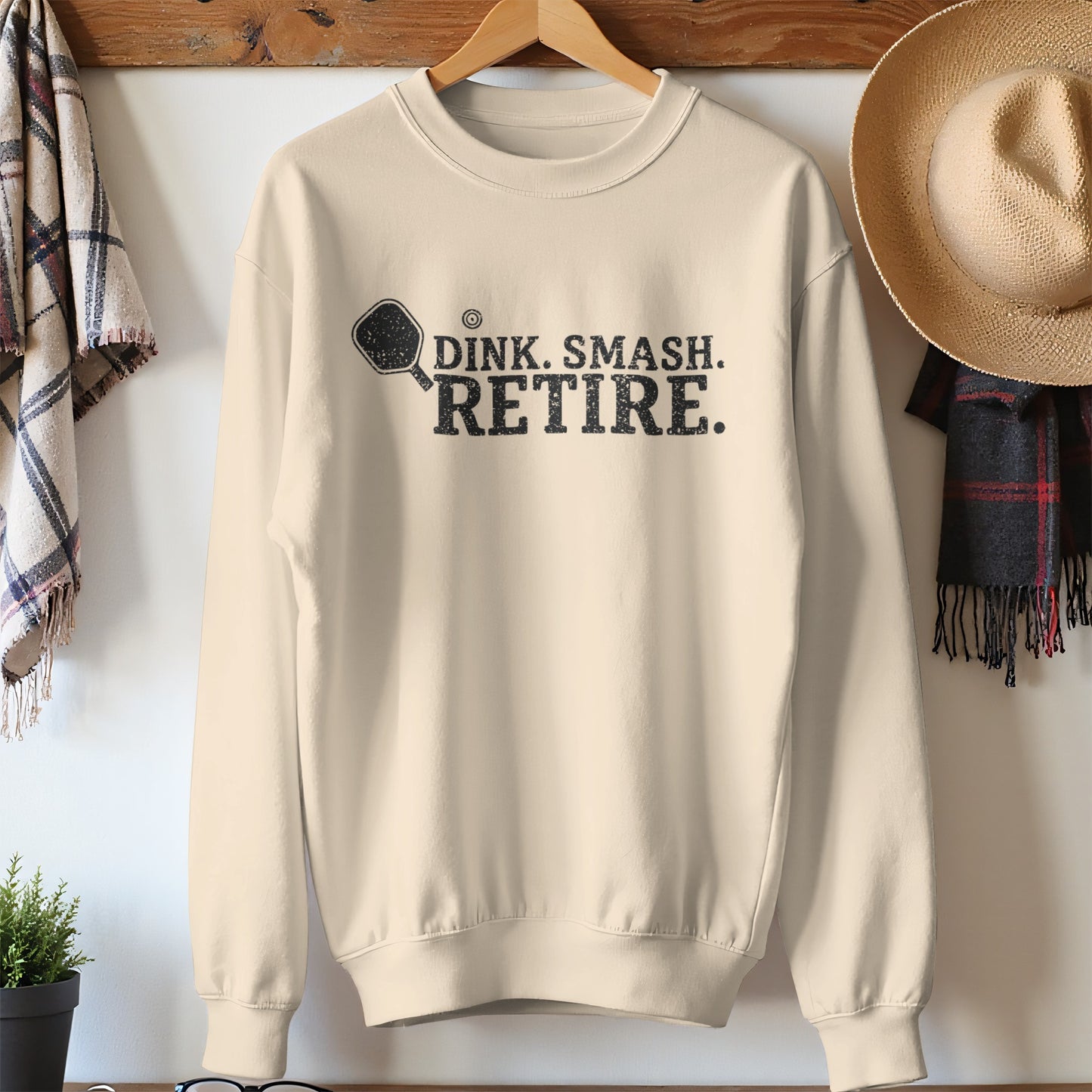 Dink Smash Retire Graphic Print Long Sleeve Sweatshirt product