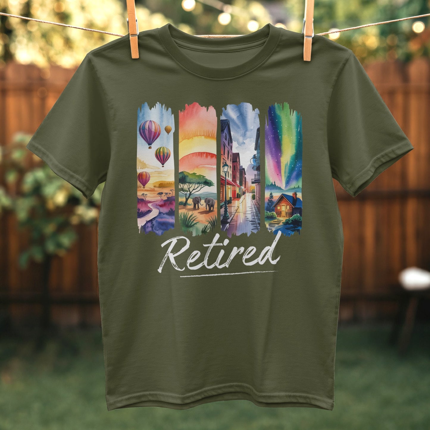 Scenic Retired Theme Graphic Unisex T-Shirt product
