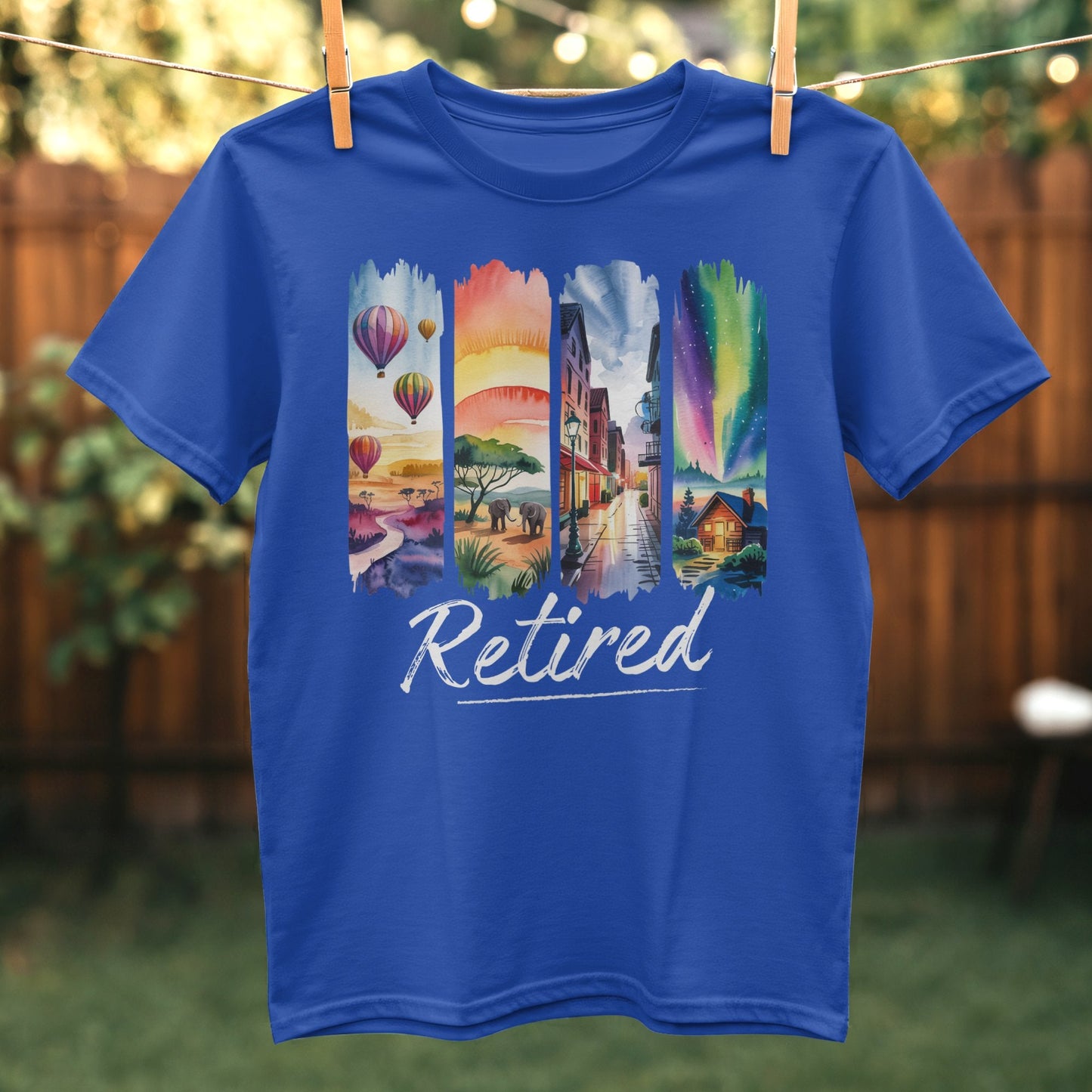 Retired Scenic Adventure Design T-Shirt product type
