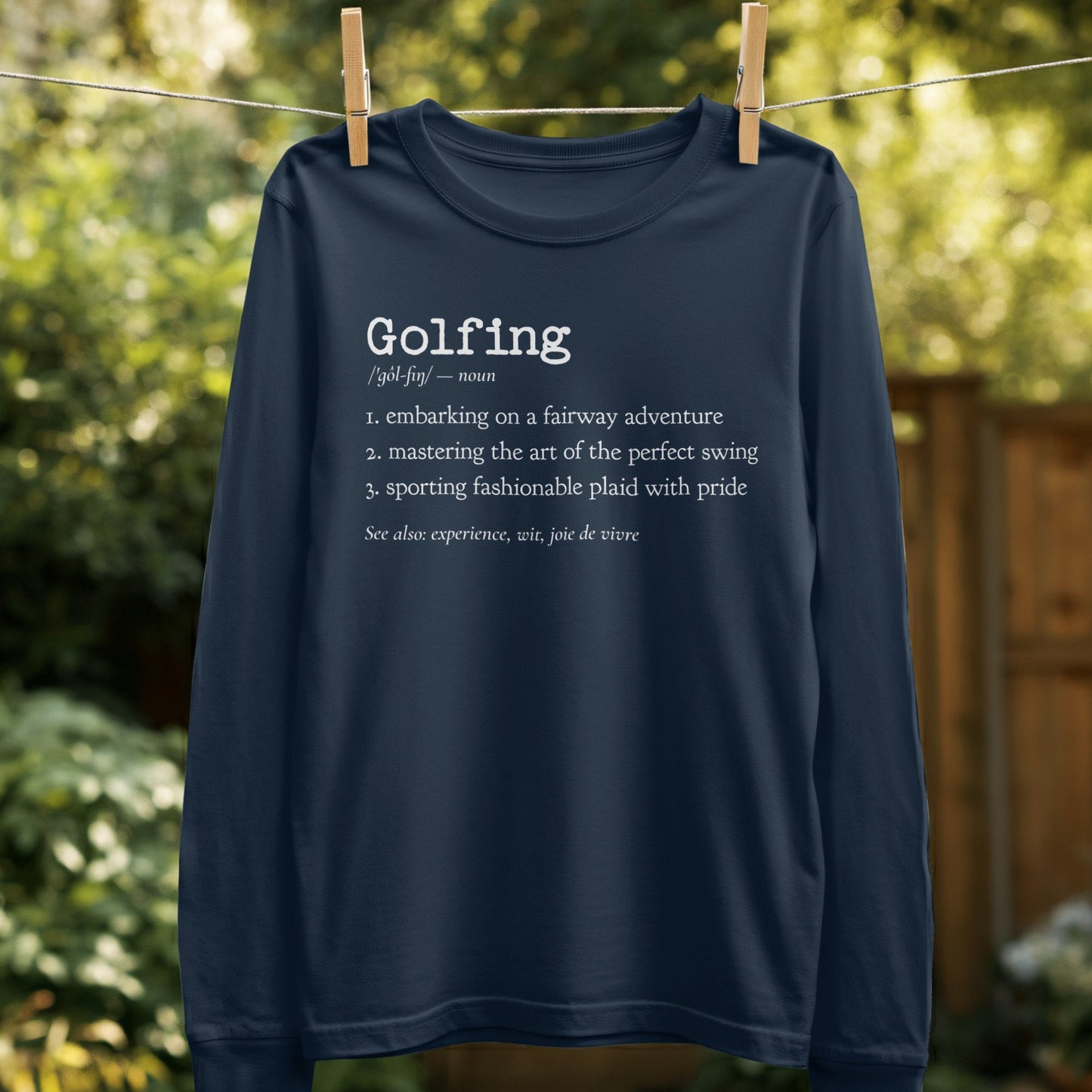 Golfing Definition Long Sleeve T-Shirt product type
