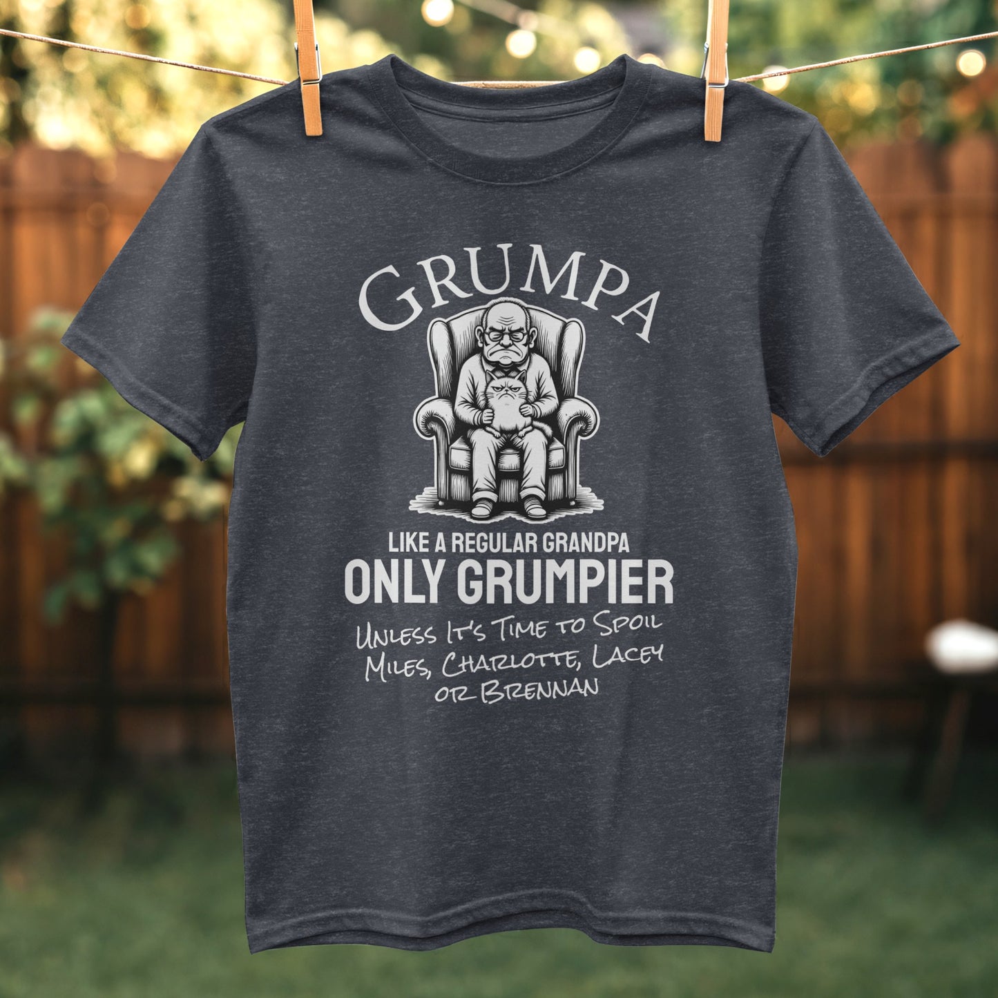 Grumpa Like A Regular Grandpa Only Grumpier T-shirt product