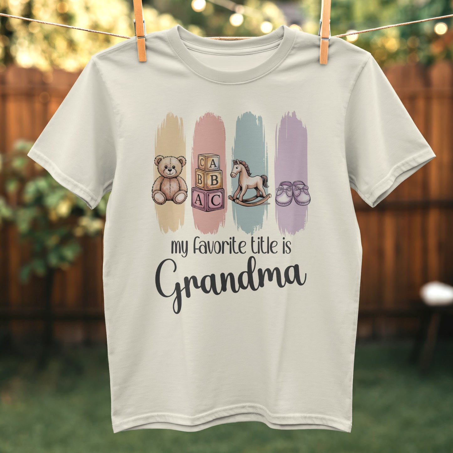 My Favorite Title Is Grandma Graphic Shirt product type
