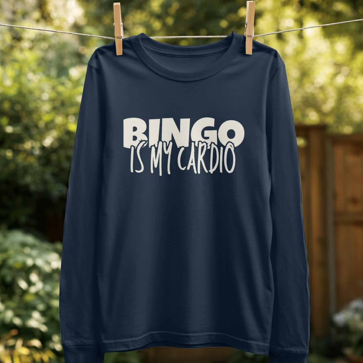 Bingo is My Cardio Long Sleeve Shirt product