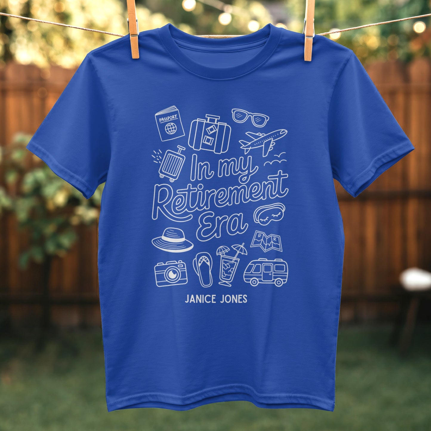 In my Retirement Era Janice Jones themed product