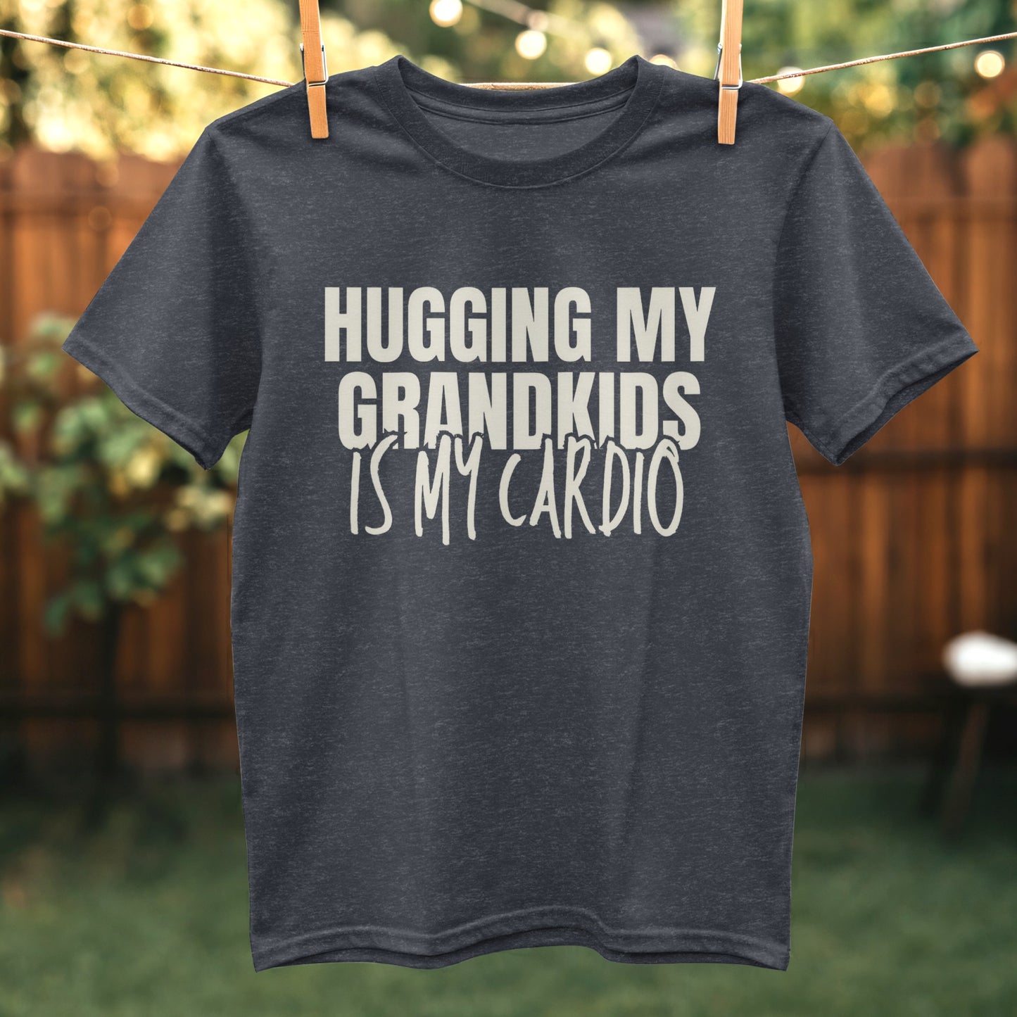 Hugging My Grandkids Is My Cardio Graphic Tee product