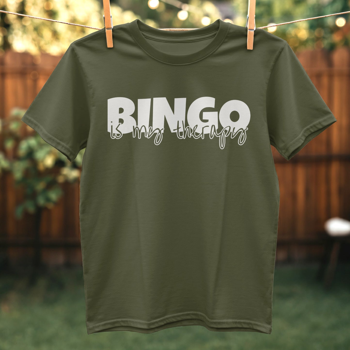 Bingo Is My Therapy Graphic T-shirt product type