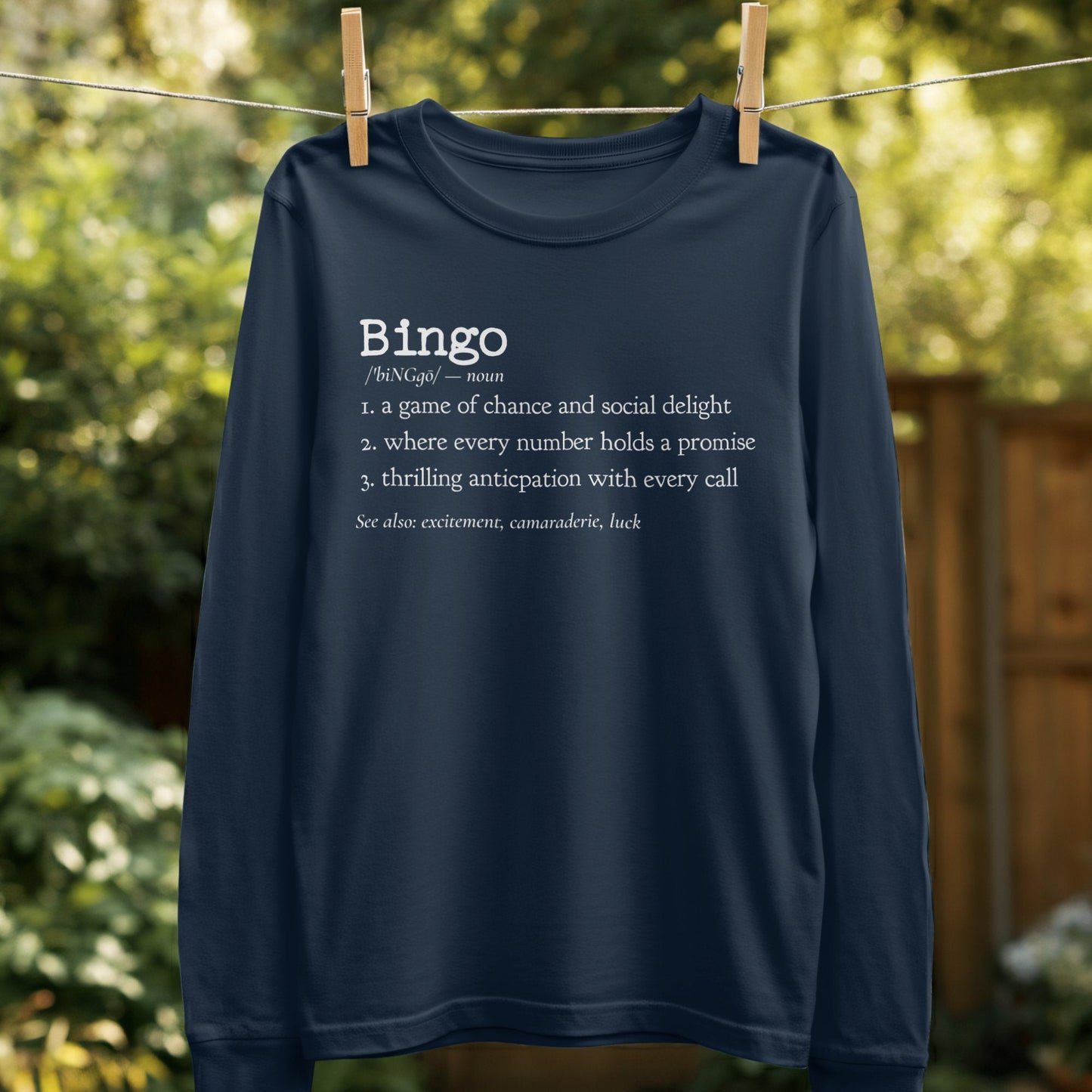 Bingo Definition Long Sleeve Shirt product