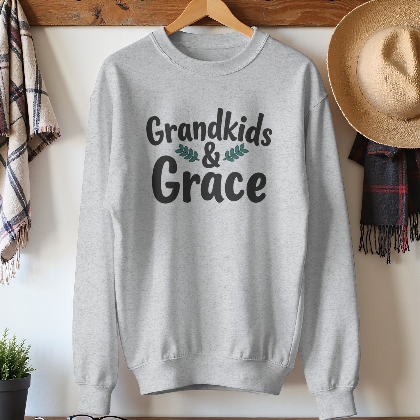 Grandkids and Grace Cozy Sweatshirt product type