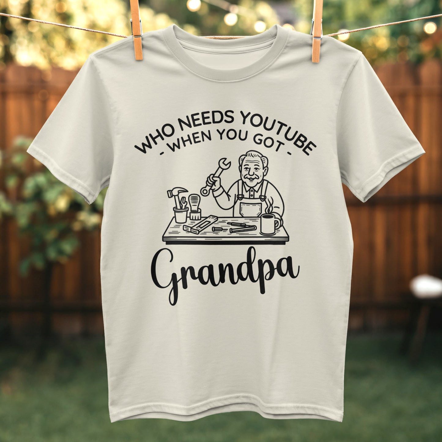 Who Needs YouTube When You Got Grandpa Shirt product