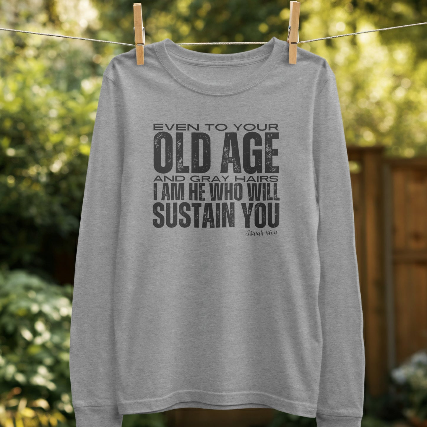 Inspirational Christian Quote Sweatshirt Product