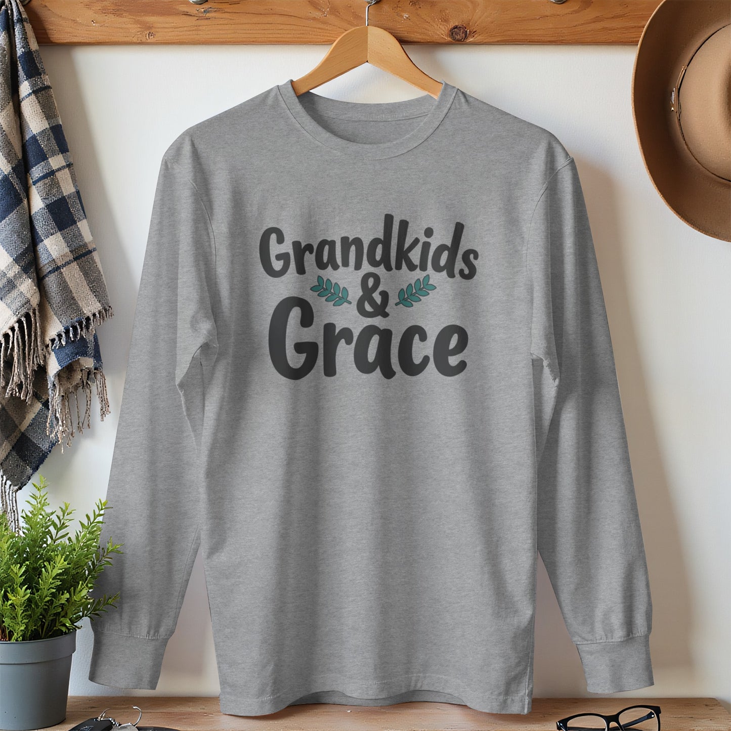 Grandkids and Grace Graphic Long Sleeve Shirt product type