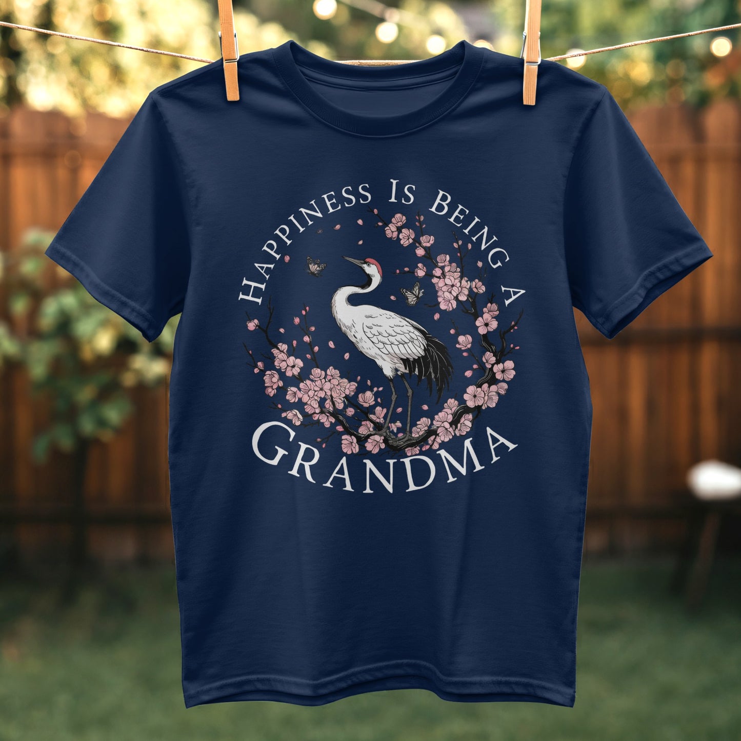 Happiness Is Being A Grandma Bird Graphic Shirt product type