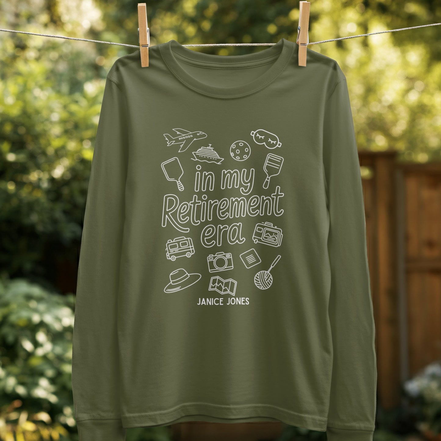 In My Retirement Era Janice Jones Long Sleeve product