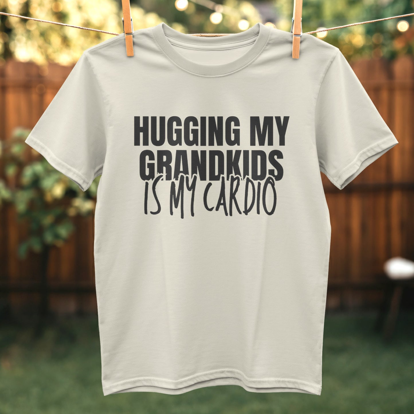 Hugging My Grandkids Is My Cardio T-Shirt product