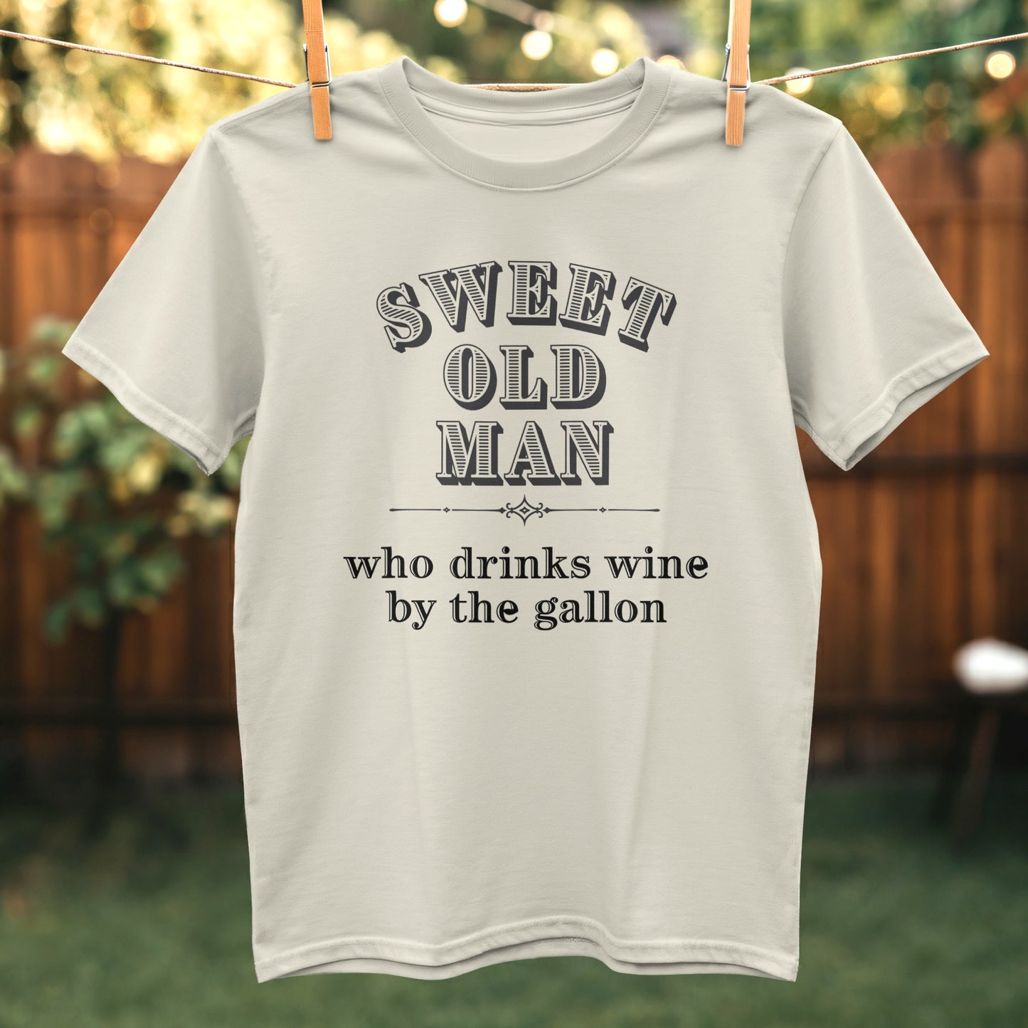 Sweet Old Man Who Drinks Wine by the Gallon Product Type