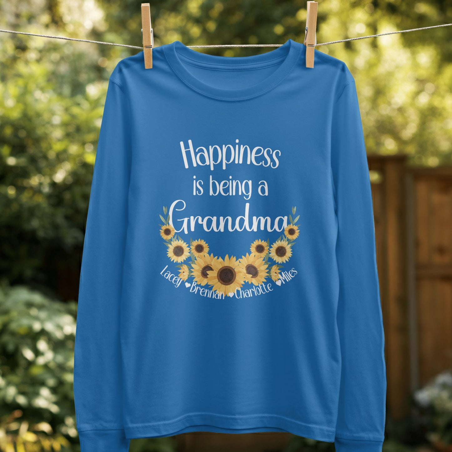 Happiness is Being a Grandma Sunflower Shirt product type