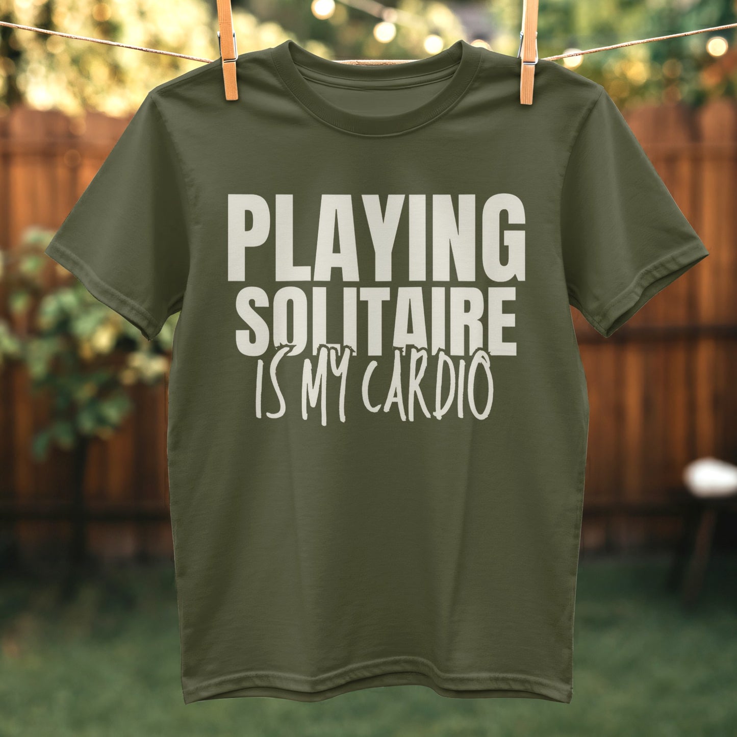 Playing Solitaire Is My Cardio T-shirt product type