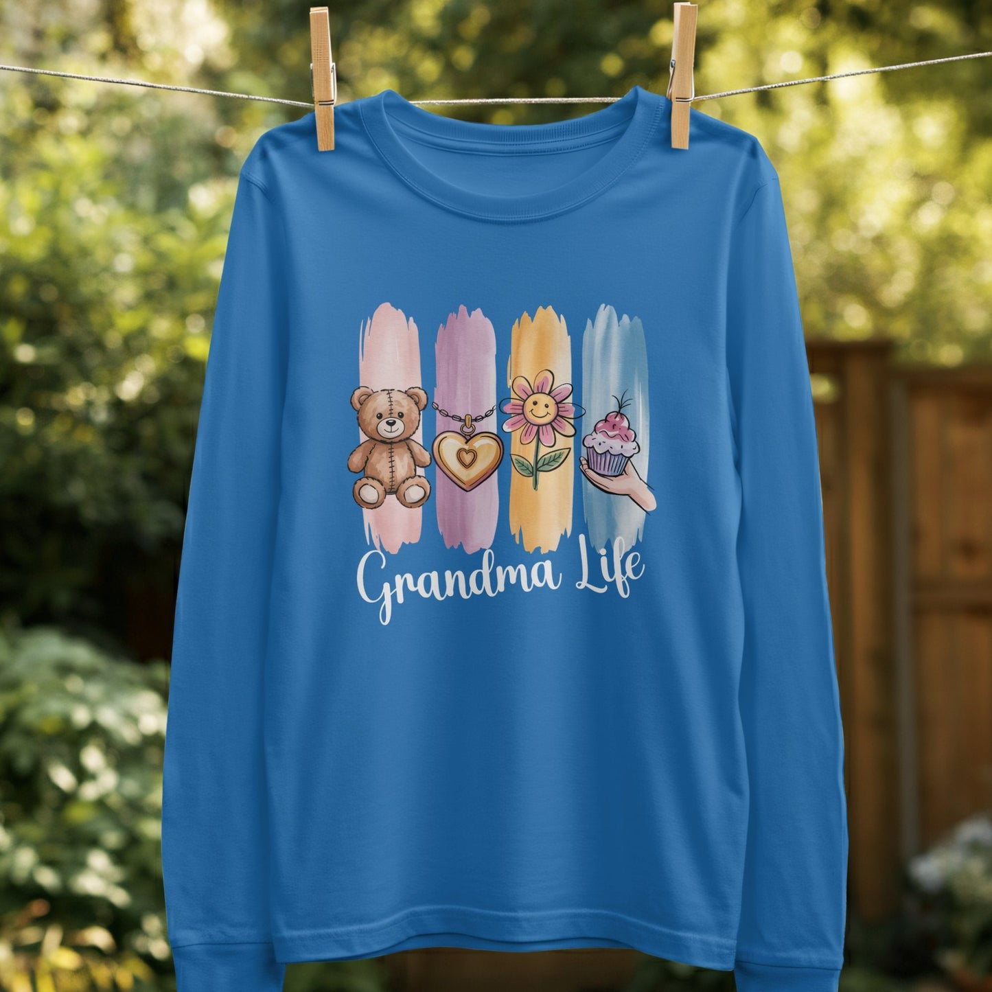 Grandma Life Bear Flower Cupcake Design product type