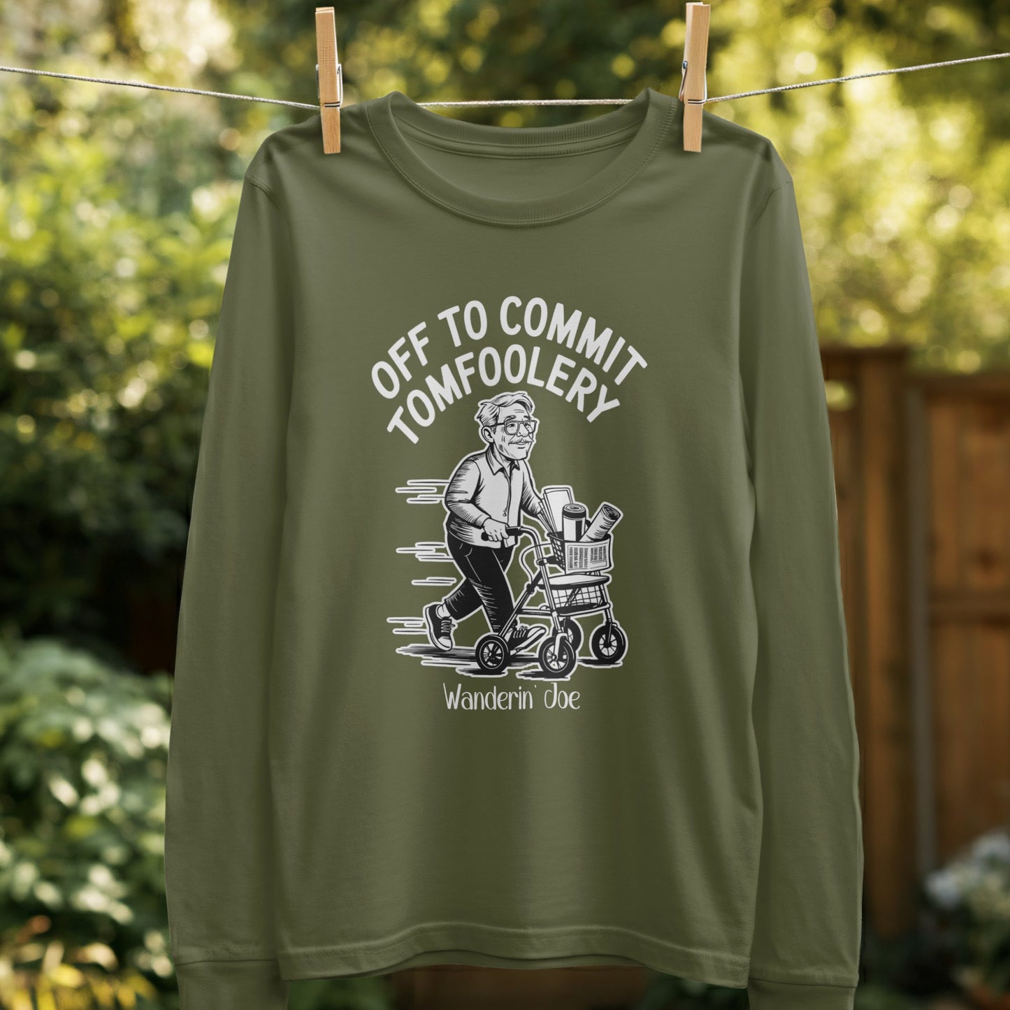 Off to Commit Tomfoolery Long Sleeve Shirt product type