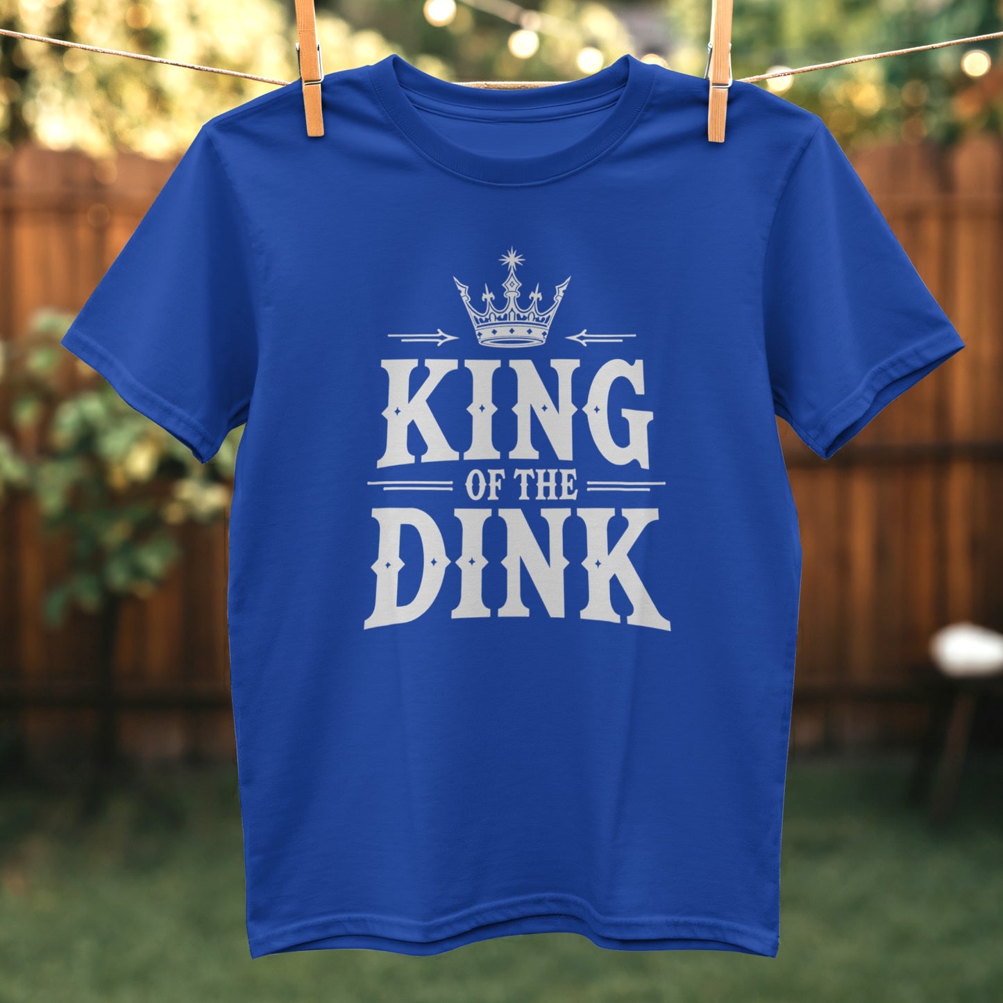 King of The Dink Blue Graphic T-Shirt product