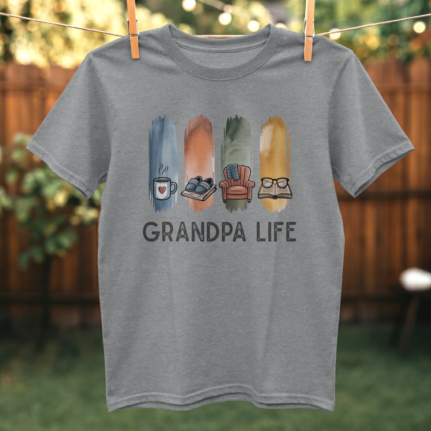 Grandpa Life Graphic T-Shirt for Casual Daily Wear product