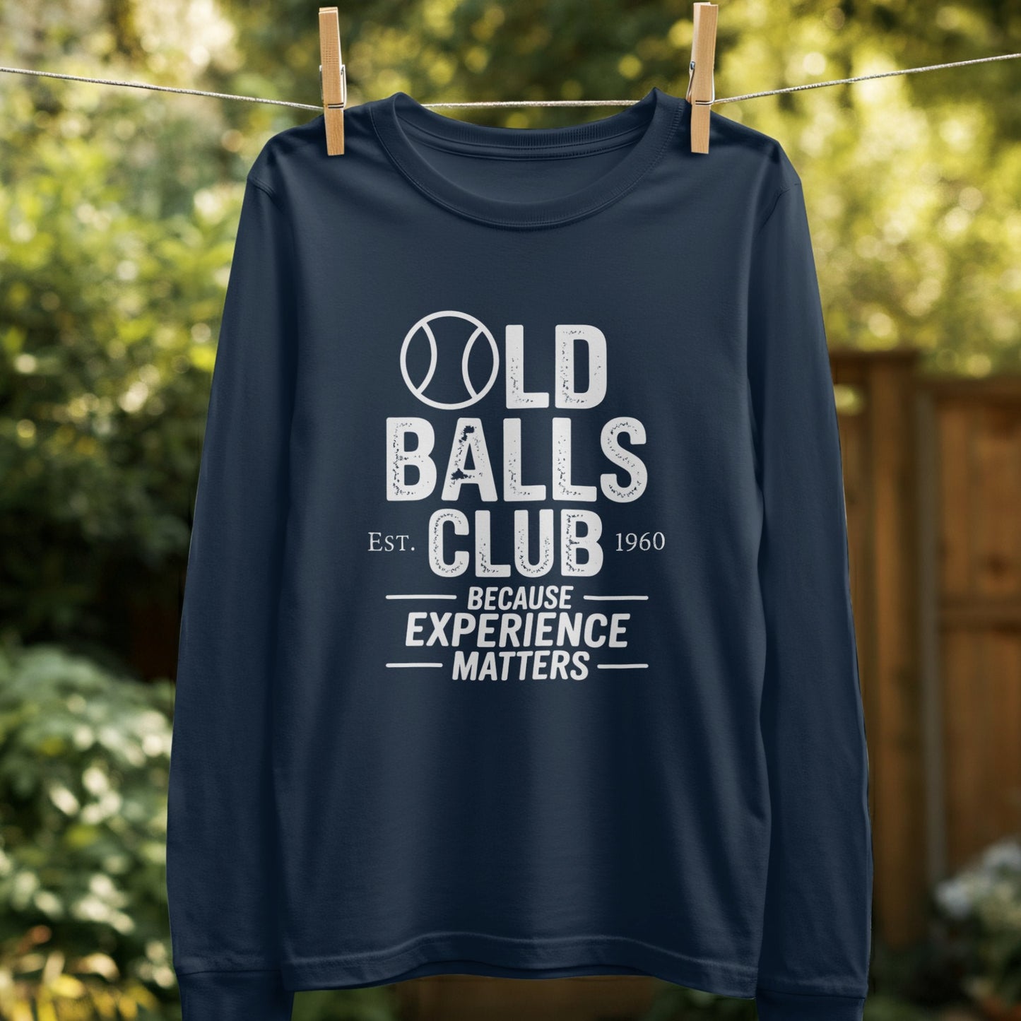 Old Balls Club Est 1960 Experience Matters Shirt product