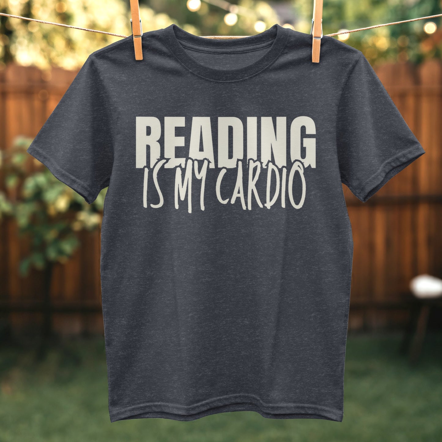Reading Is My Cardio Graphic T-Shirt product type