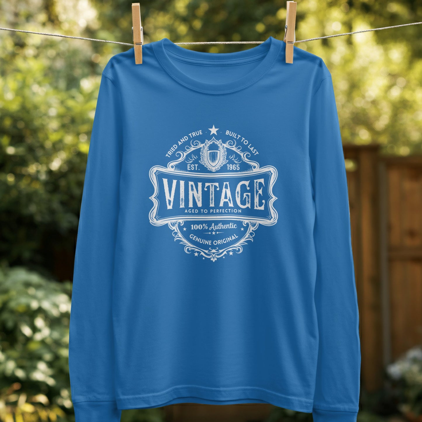 Vintage Aged to Perfection Graphic Long Sleeve Product