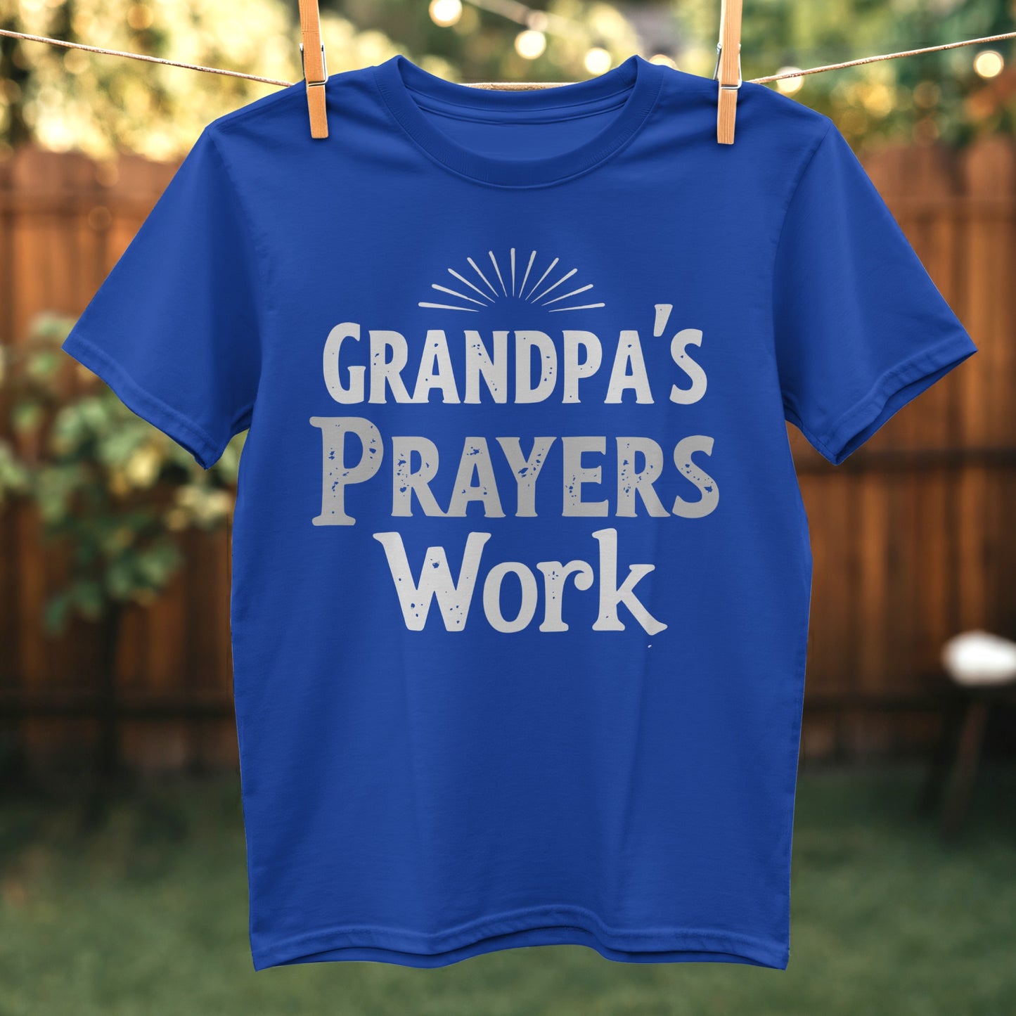Grandpa's Prayers Work T-Shirt product type