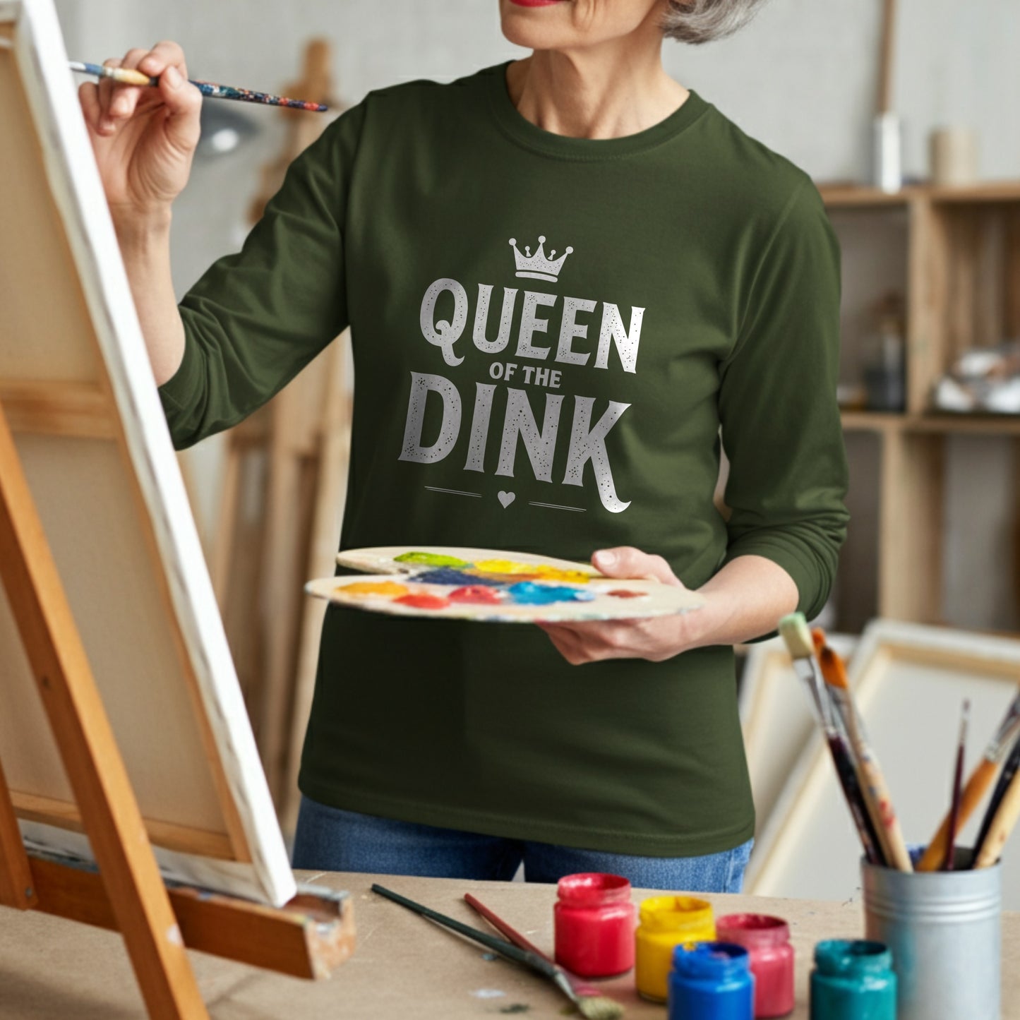 Queen of the Dink Graphic Long Sleeve T-Shirt product