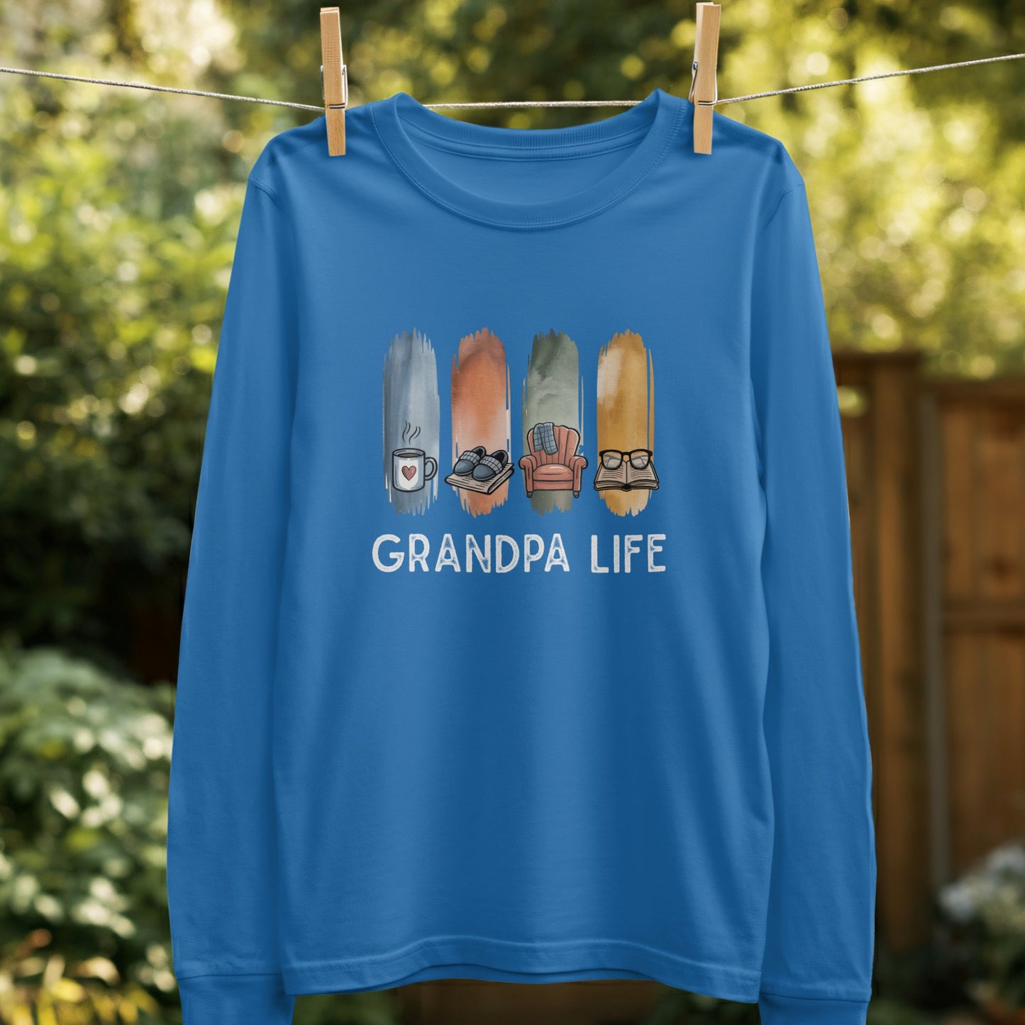 Grandpa Life Long Sleeve Shirt for Men Product