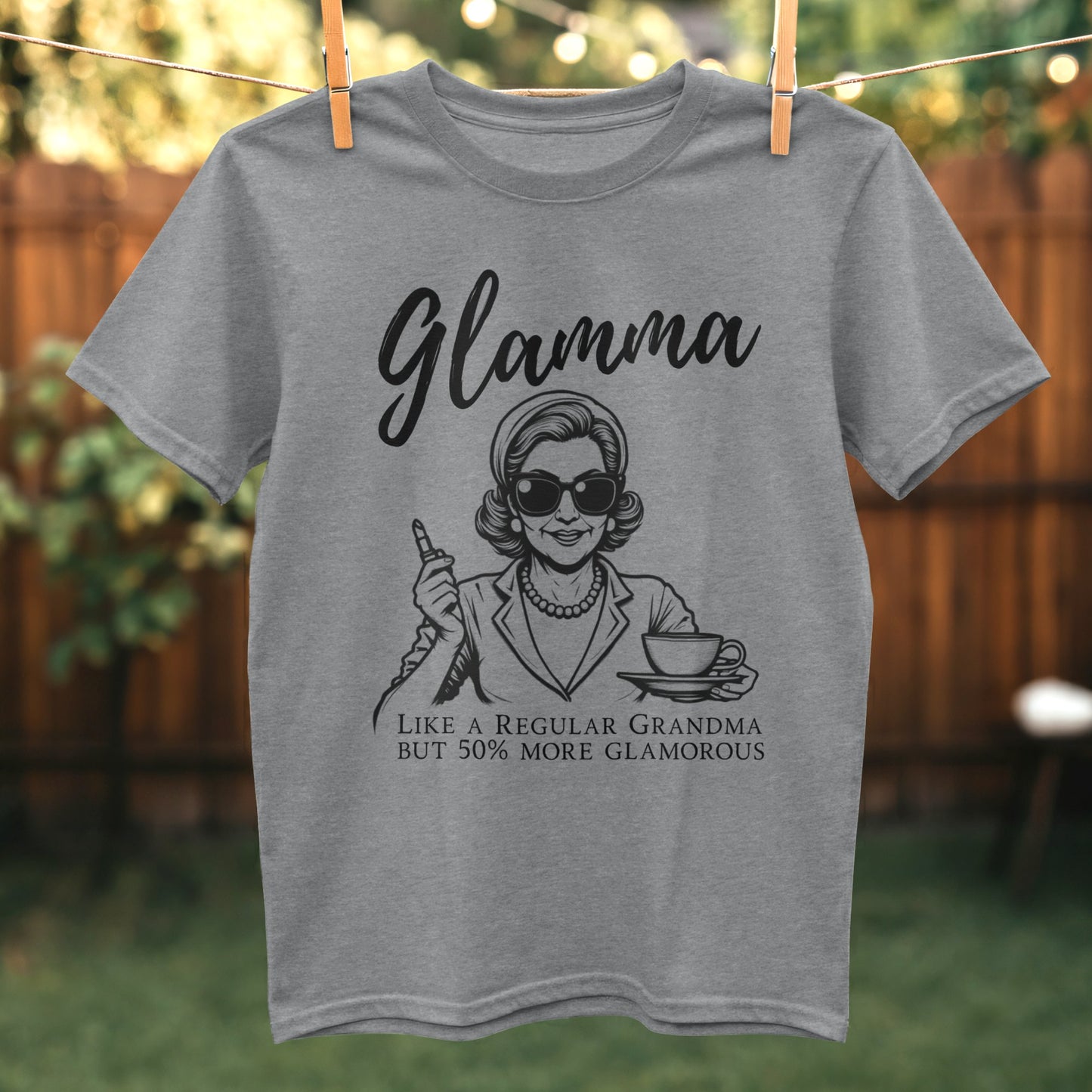 Glamma Like A Regular Grandma Funny T-Shirt product