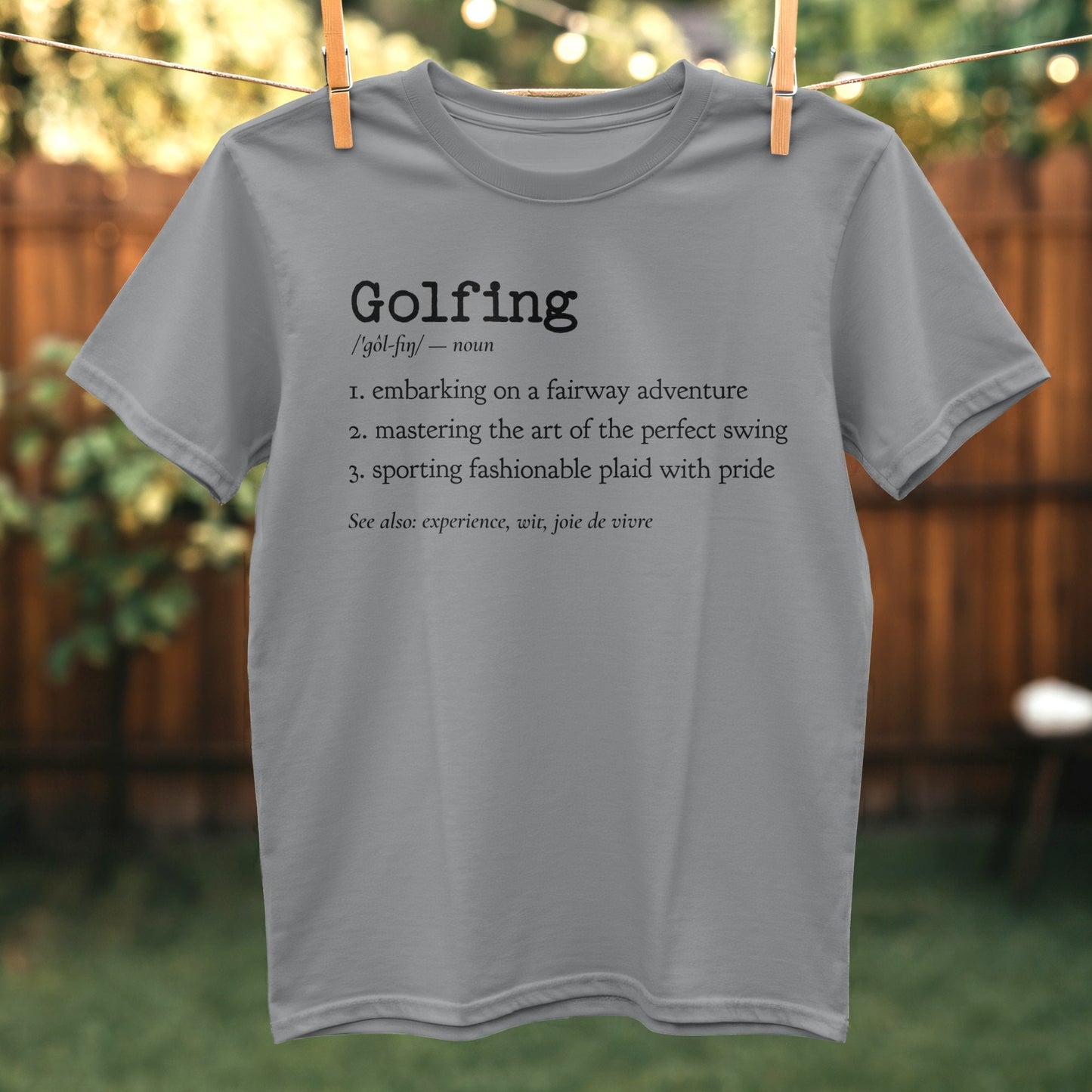 Golf Definition T-Shirt for Golf Enthusiasts product type