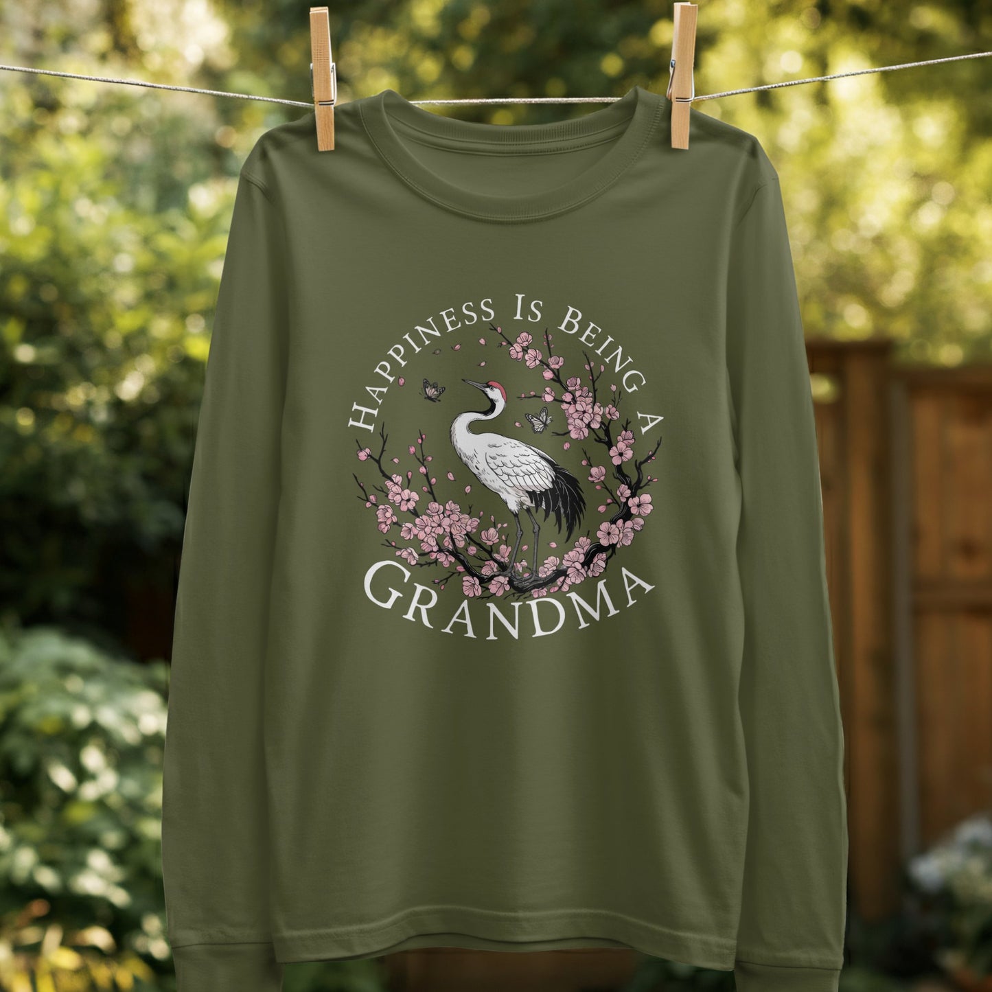 Happiness is Being a Grandma Long Sleeve Shirt product