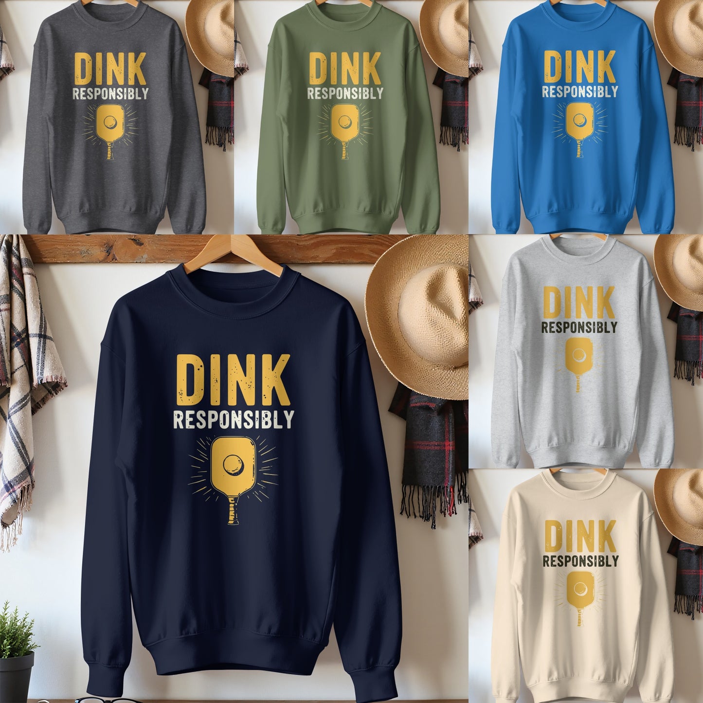 Dink Responsibly Graphic Sweatshirt Casual Wear product type