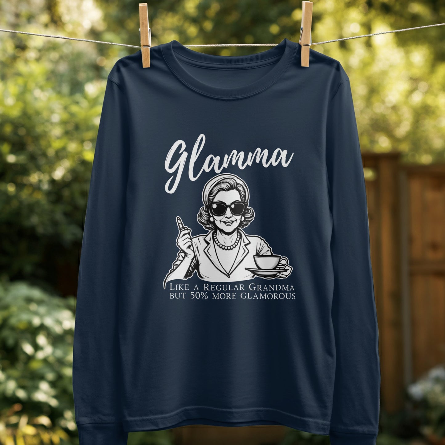 Glamma Like a Regular Grandma Long Sleeve Shirt Product