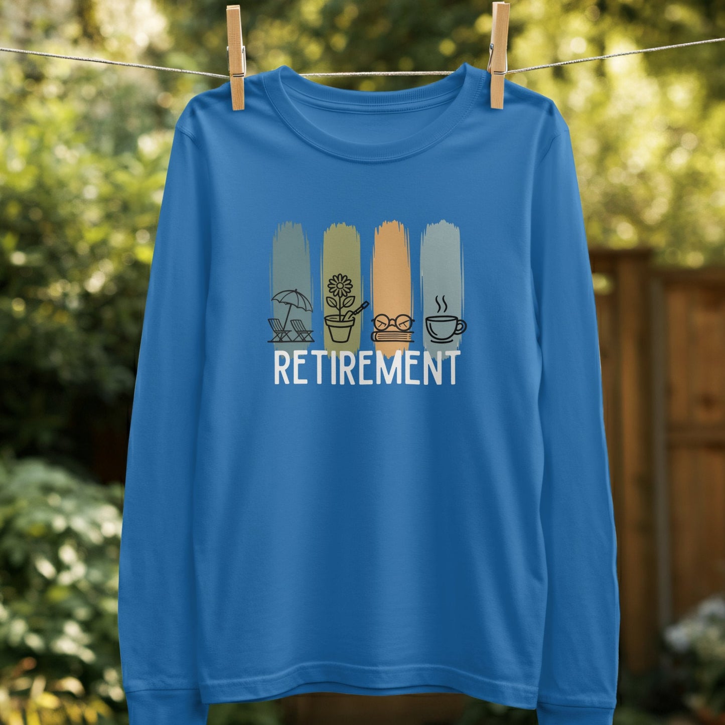 Funny Retirement Graphic Design Long Sleeve Shirt product