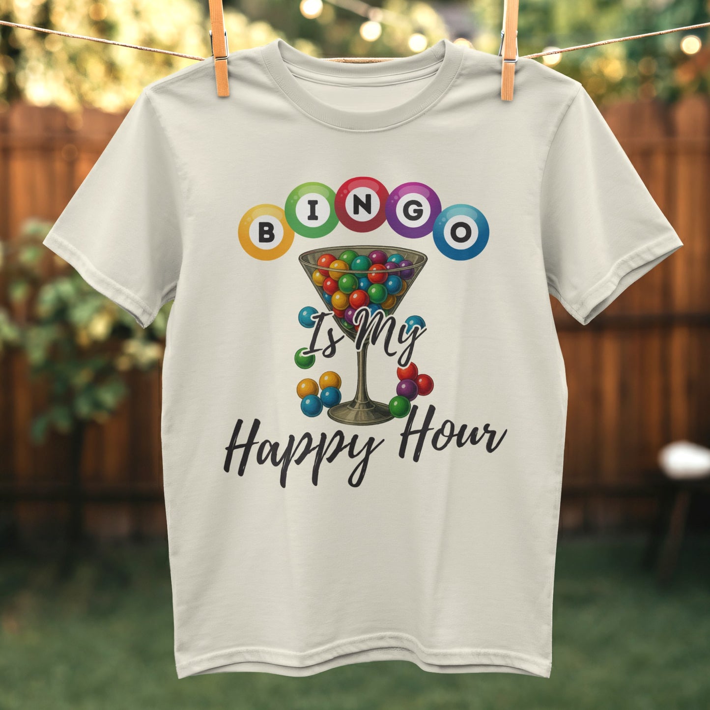 Bingo Is My Happy Hour Graphic Tee product