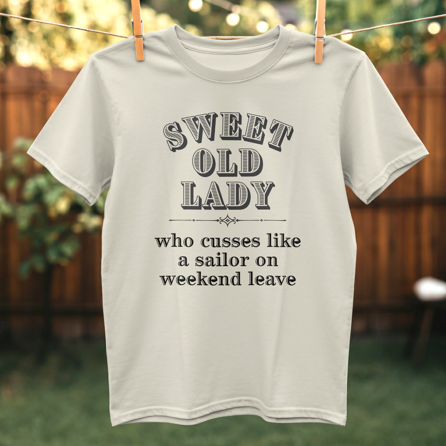Sweet Old Lady Who Cusses T-Shirt product