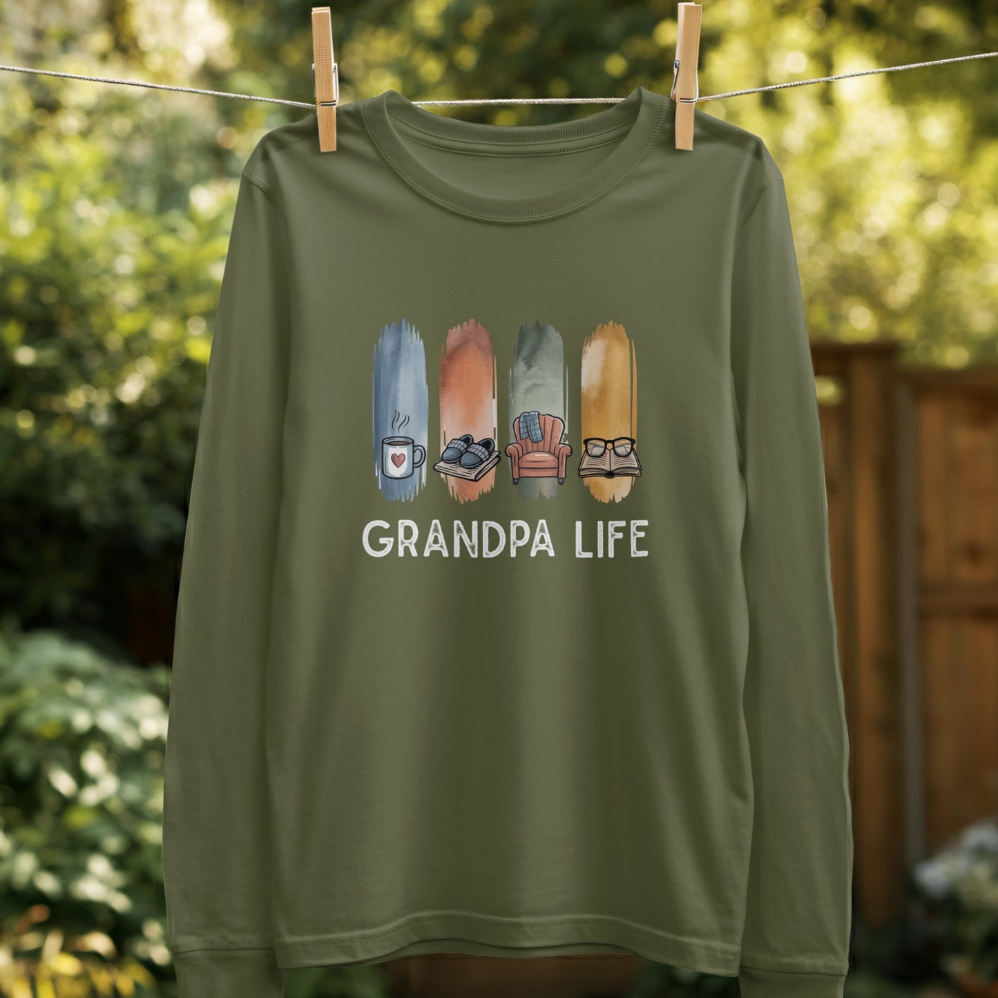 Grandpa Life Long Sleeve Shirt product type