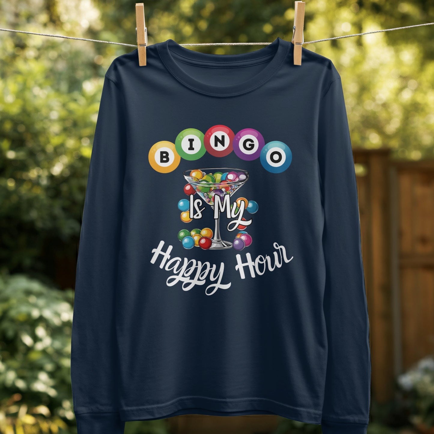 Bingo Is My Happy Hour Long Sleeve Shirt product