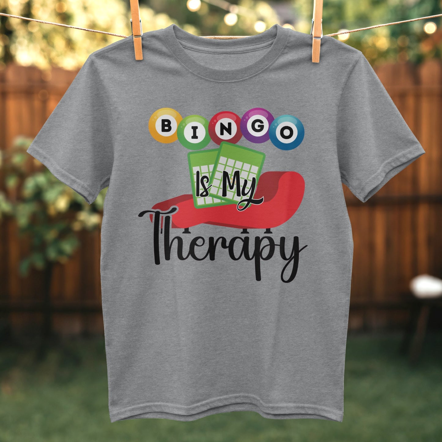 Bingo Is My Therapy Graphic T-Shirt product