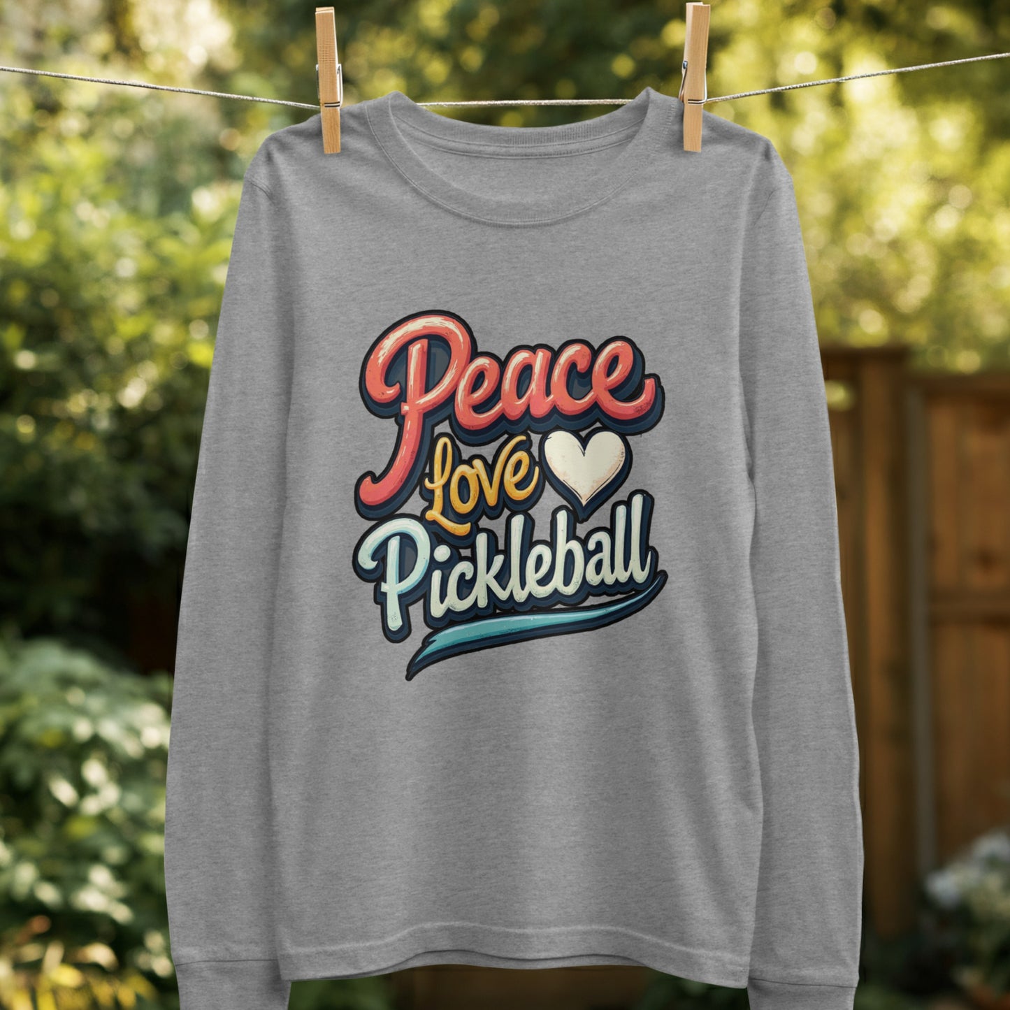 Peace Love Pickleball Graphic Sweatshirt product
