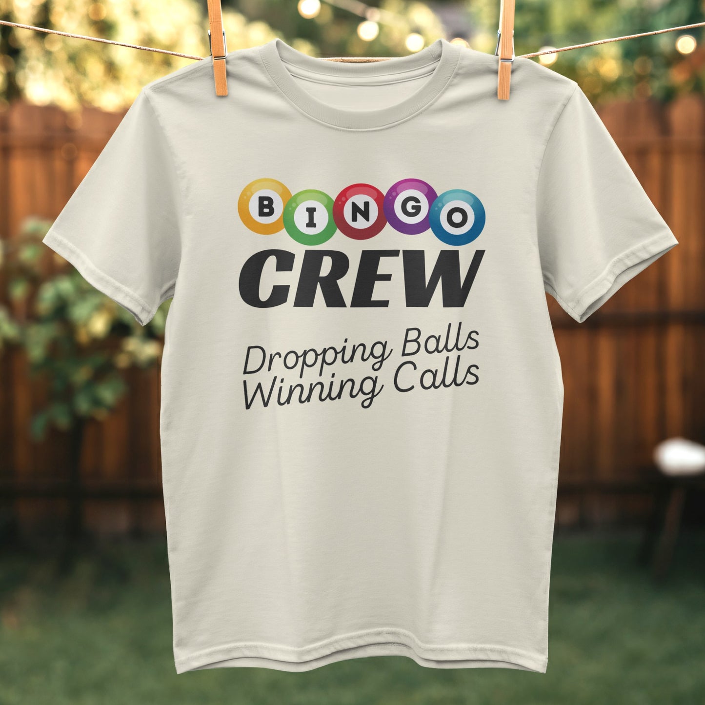 Bingo Crew Dropping Balls Winning Calls T-Shirt product