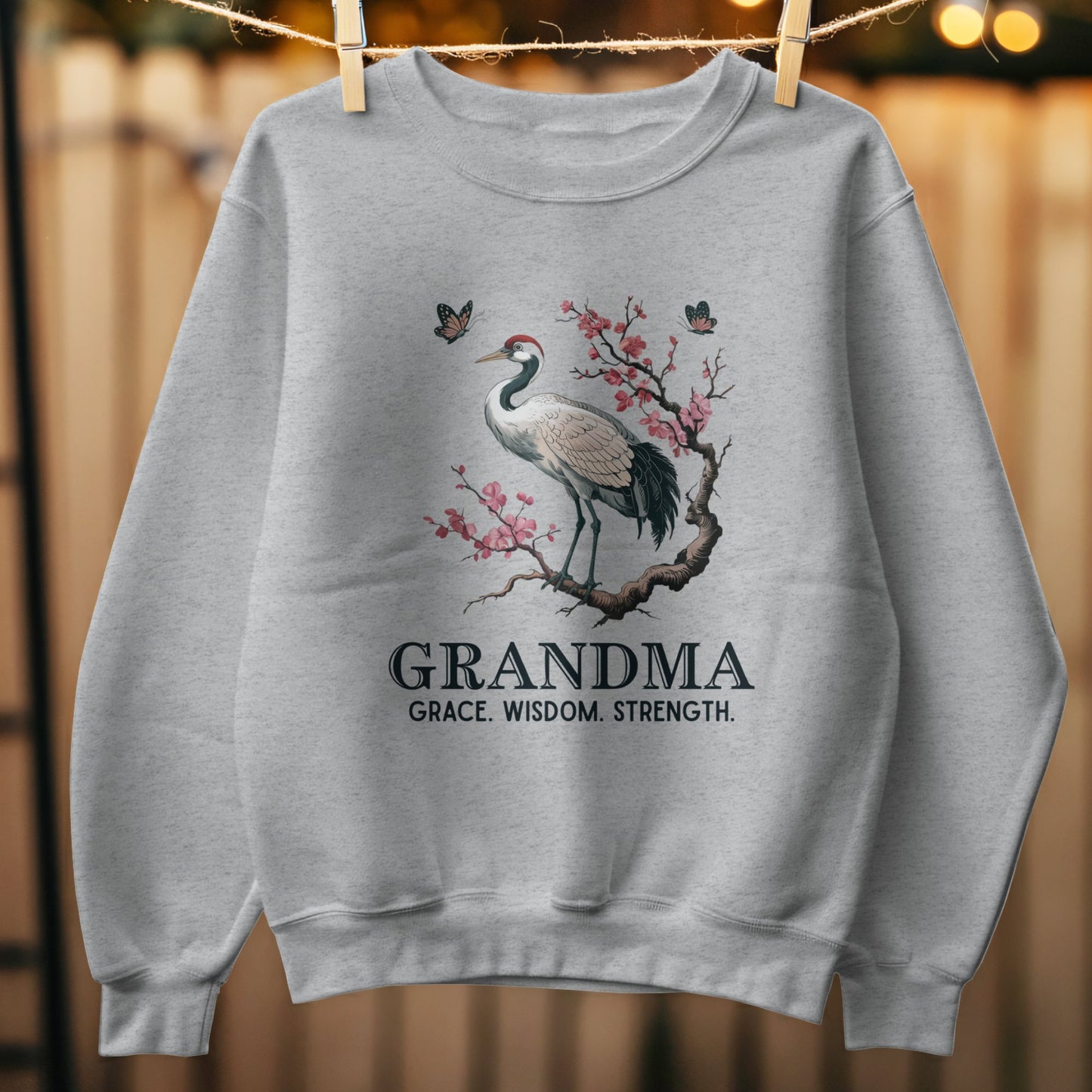 Grandma Grace Wisdom Strength Sweatshirt product type