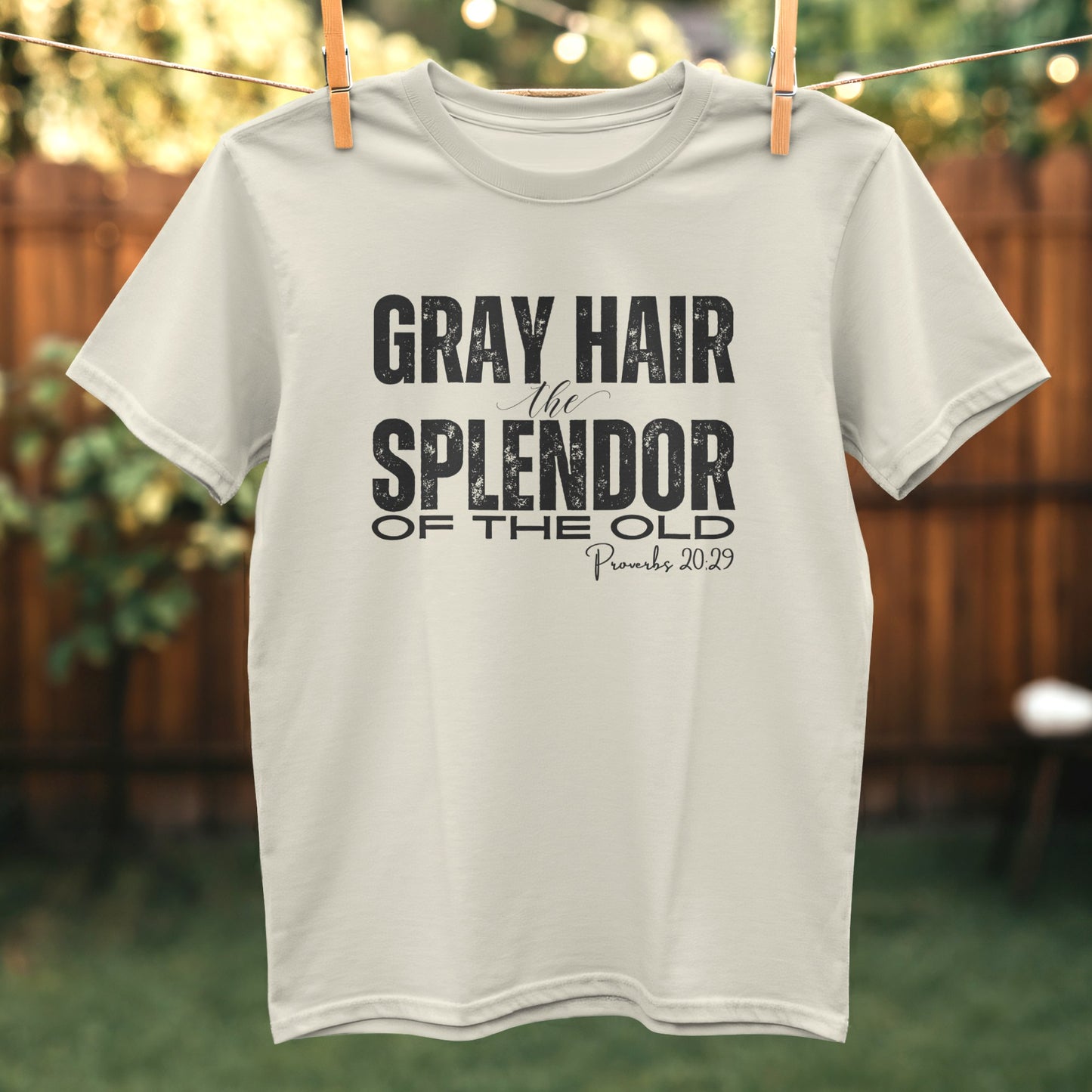 Gray Hair The Splendor Of The Old Shirt product type