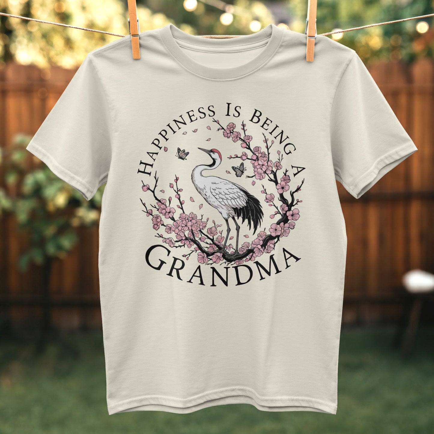 Happiness Is Being A Grandma Graphic Tee product type