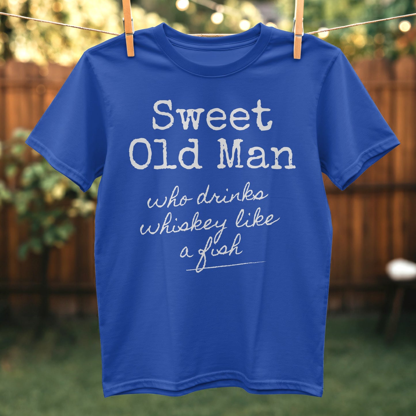 Sweet Old Man Who Drinks Whiskey Like a Fish product type